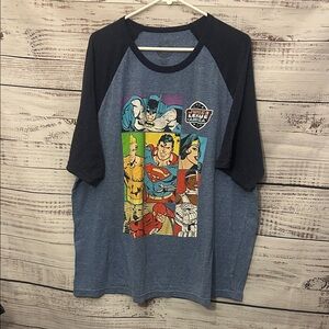DC Comics Superhero justice league shirt size 3XL